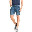 Lee Jeans Rider Shorts Retro Denim Shorts In Flick Dark