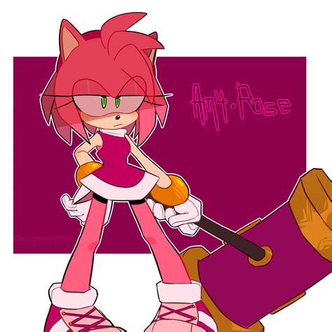 Amy Rose By Mangaanonymous On Deviantart