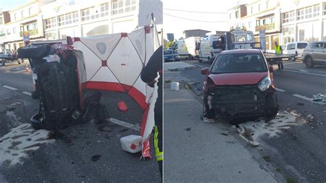 Evacuada Al Hospital Una Mujer Tras Sufrir Un Aparatoso Accidente En