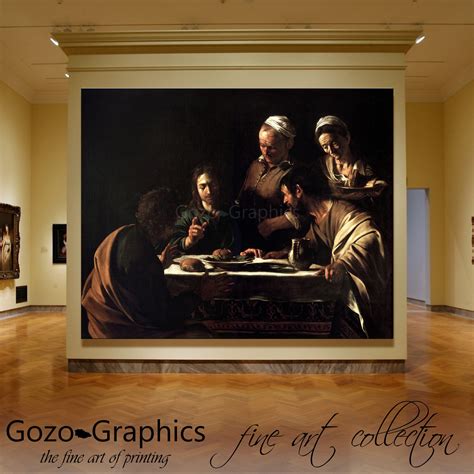 Caravaggio – Supper at Emmaus 1606 – Gozo.Graphics Fine Art Collection ...