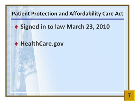 Ppt National Health Care Reform Affordable Care Act Powerpoint