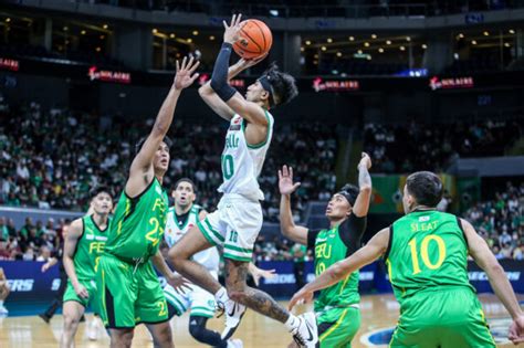 Uaap La Salle Holds Off Feu Gives Topex Robinson Winning Debut