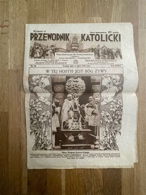 PRZEWODNIK KATOLICKI Z 1930 ROKU POZNAŃ Poznań Licytacja na Allegro