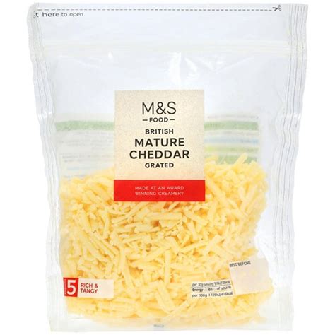 M S British Mature Grated Cheddar Ocado