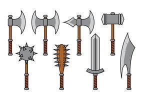 Medieval Weapons Vector Art, Icons, and Graphics for Free Download