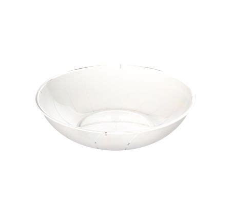 Fineline Settings 3505 WH Platter Pleasers Classic White Round Plastic