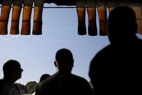 People Watch Israeli Anti Missile System Editorial Stock Photo - Stock Image | Shutterstock