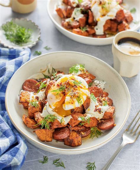 Bored Of Lunch Air Fryer Sweet Potato Chorizo Hash Recipe