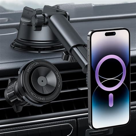 Omoton Magnetic Car Phone Mount For Magsafe Vacuum N Magnets