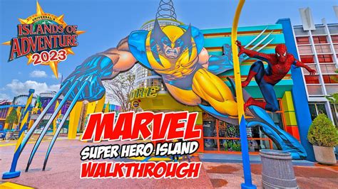 Marvel Super Hero Island Tour Universals Islands Of Adventure Jan