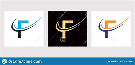 Initial Letter F Logo Design Template Monogram F Letter Logotype