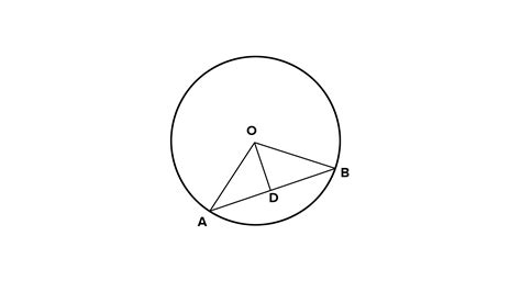 A Chord Of A Circle Of Radius Cm Subtends An Angle Of At The