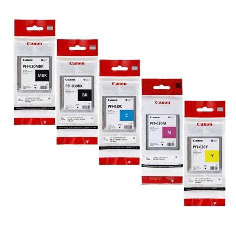 Genuine Canon Pfi Ink Cartridge Value Pack Printzone