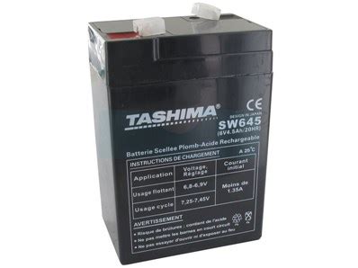 Batterie Tashima Gel Agm V Ah Sw Motoculture Distri Piece Fr