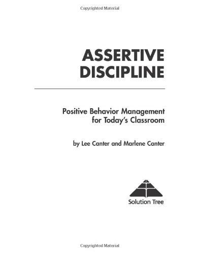 Assertive Discipline Third Edition Ebook Canter Lee