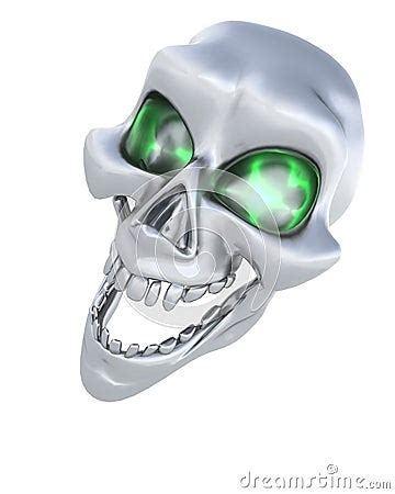 Evil Skull Face Stock Photography - Image: 10441962