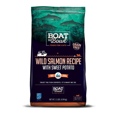 Wild Salmon Recipe Dry Cat Food | Boat to Bowl Pet Food