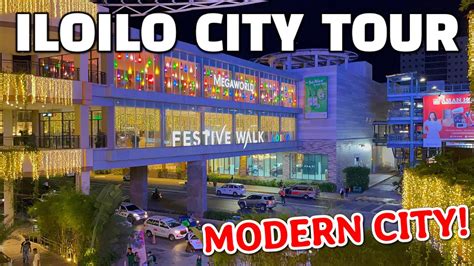 Walking In ILOILO CITYs AMAZING MODERN DISTRICT Festive Walk