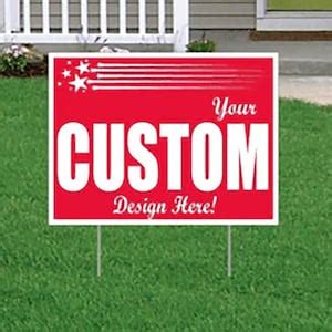 Custom 18 X 24 Corrugated Plastic Yard Signs Etsy