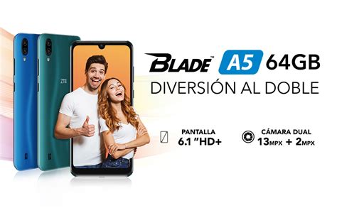 ZTE BLADE A5 64G 4G LTE SMARTPHONE 6 1 HD AZUL DESBLOQUEADO Amazon