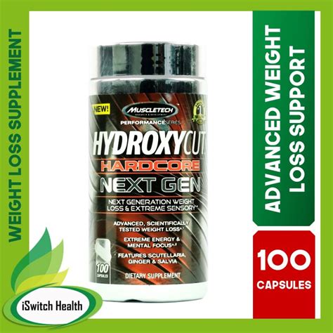 Muscletech Hydroxycut Hardcore Next Gen Capsules Fat Burner For