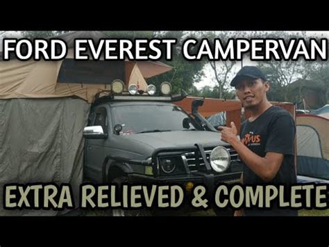 FORD EVEREST CAMPERVAN SUPER RELIEVED AND COMPLETE YouTube