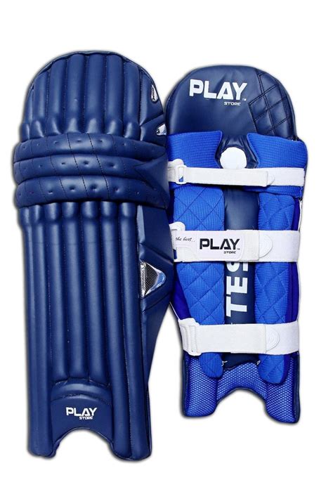 Play Store Strap Super Test Batting Leg Guards For Used For Playing