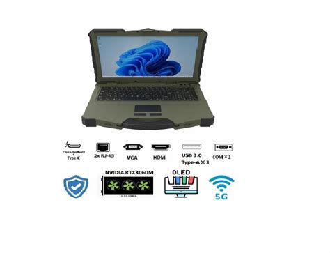 Sts Inch Fully Rugged Laptop With Graphics Card Ip Mil Std