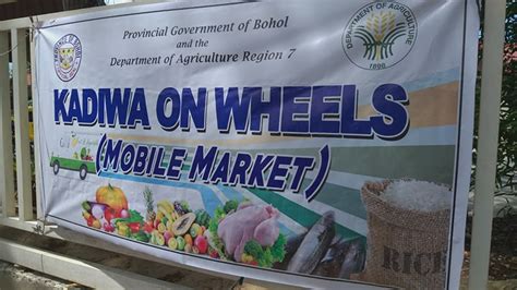 ‘kadiwa On Wheels Launch In Dauis Tues Office Of The Provincial