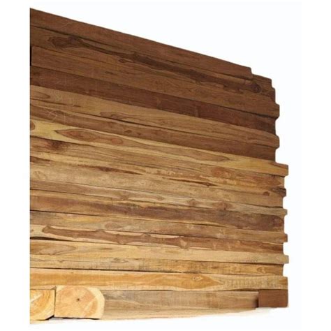 Brown Rectangular Ghana Teak Wood Plank 9 At Rs 1581 Cubic Feet In