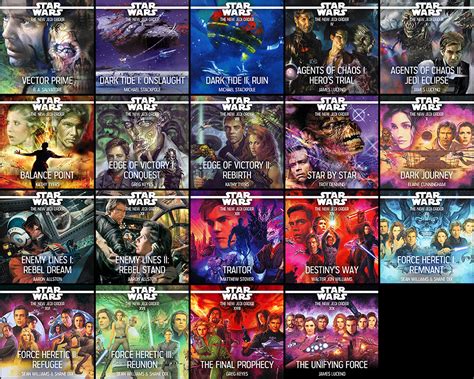 Star Wars: The New Jedi Order (series) by various authors : r/AudiobookCovers