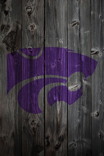 Kansas State Wildcats Wood iPhone 4 Background | Wild cats, Kansas ...