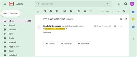 How To Get A Table In Gmail Emails Address Spam Wintechcotes