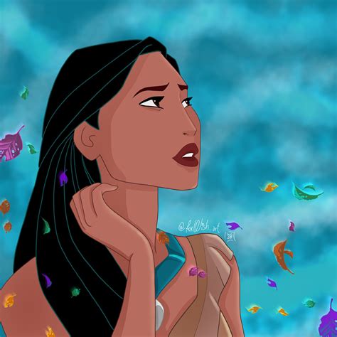 Disney FanArt Pocahontas by Foxwish-art on DeviantArt