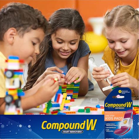 Compound W Wart Remover One Step Kids Medicated Pads - 16 Count