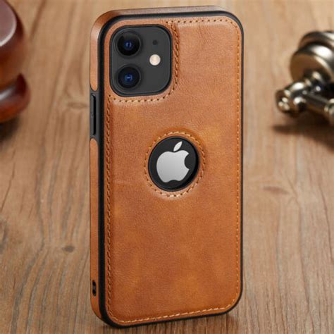 For Iphone Pro Max Case Slim Leather Luxury Thin Shockproof