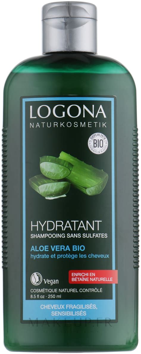 Logona Hair Care Shampoo Shampooing Au Jus Daloe Vera Makeupfr