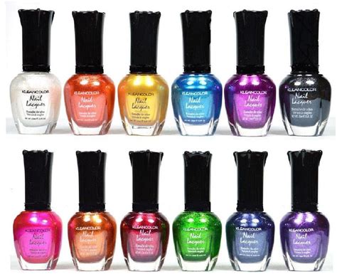 Kleancolor Nail Polish Awesome Metallic Full Size Lacquer Lot Of 12 Pc Set Body