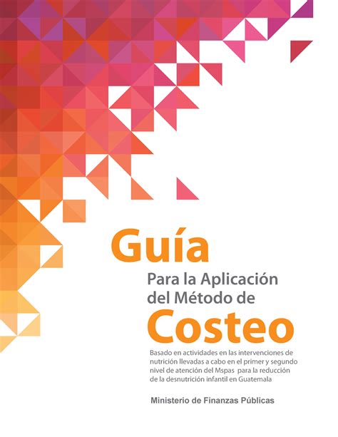 Guía para la aplicación del método de costeo Dec2014 Guía Para la