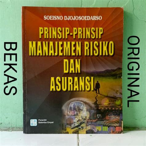 Jual Buku Prinsip Prinsip Manajemen Resiko Risiko Dan Asuransi