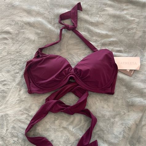 Athleta Swim Nwt Athleta Bra Cup Bikini Halter Top Poshmark