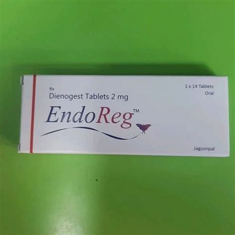 2mg Endo Reg Dienogest Tablets Packaging Type Box At Rs 780stripe In