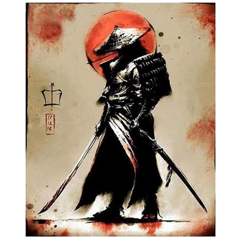 Kaufe Diamantstickerei Japan Samurai D Diamant Malerei Voll Quadrat