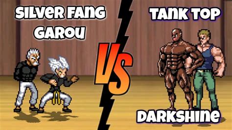 Garou And Silver Fang Vs Darkshine And Tank Top Master One Punch Man