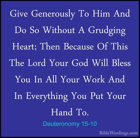 Deuteronomy 15 - Holy Bible English - BibleWordings.com