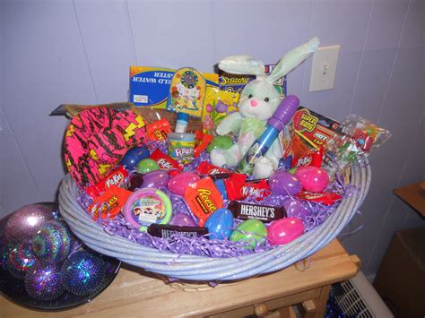 A Basket Filled With Lots Of Candy And Candies