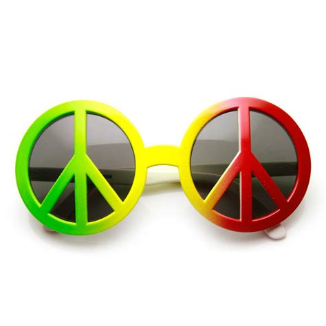 Peace Sign S Era Hippie Free Love Woodstock Novelty Costume Party