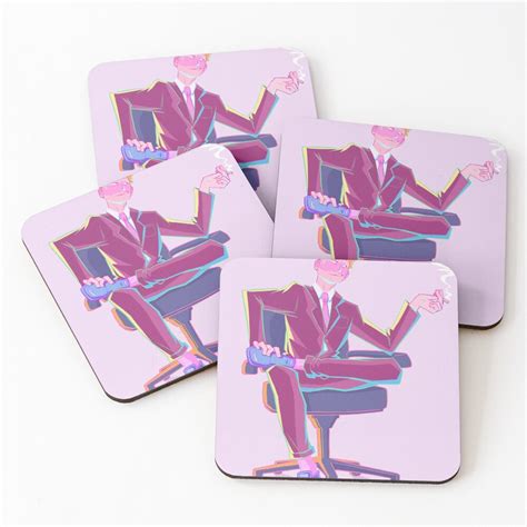 Internet Sex Symbol Reigen Arataka Coasters Set Of 4 For Sale By Monic Artt Redbubble