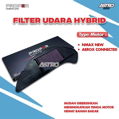 Jual Filter Udara Proper Racing Line Nmax New Aerox Connected