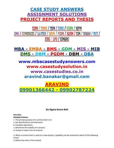 Mba iibm case study solutions & multiple answers 1 | DOCX